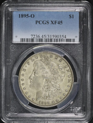 Obverse of this 1895-O Morgan Dollar PCGS XF-45