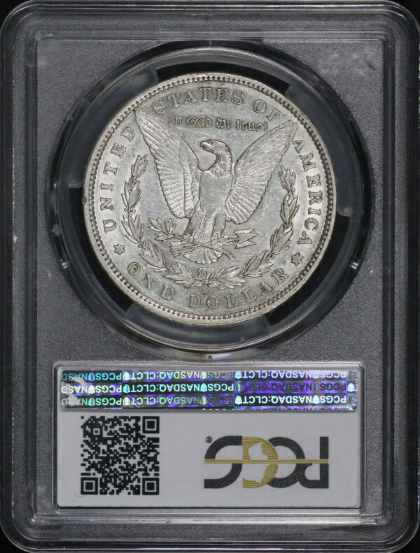 Reverse of this 1895-O Morgan Dollar PCGS AU-50