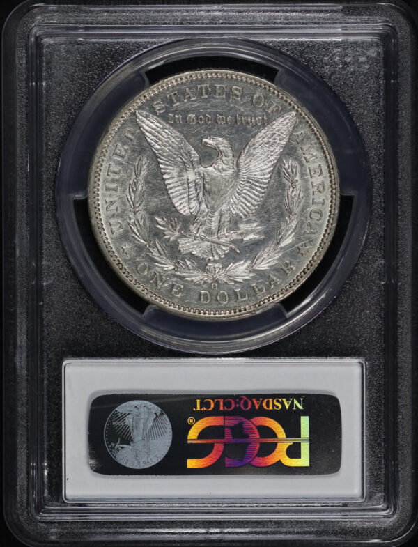Reverse of this 1895-O Morgan Dollar PCGS AU-55