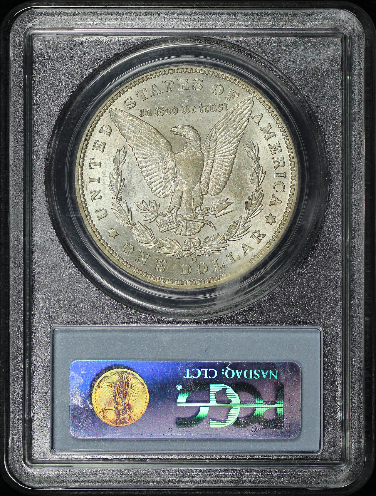 Reverse of this 1895-O Morgan Dollar PCGS AU-58