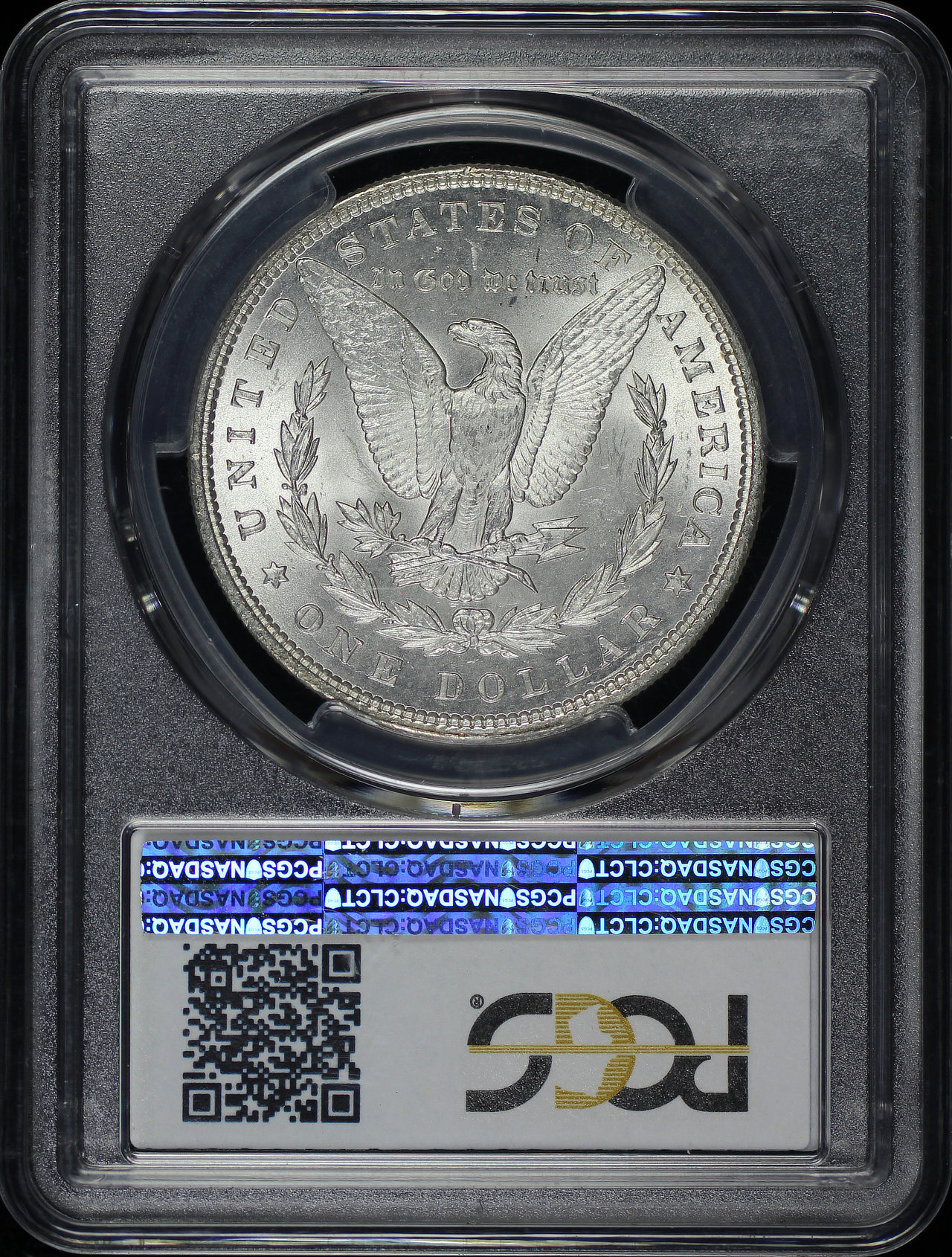 Reverse of this 1896 Morgan Dollar PCGS MS-63