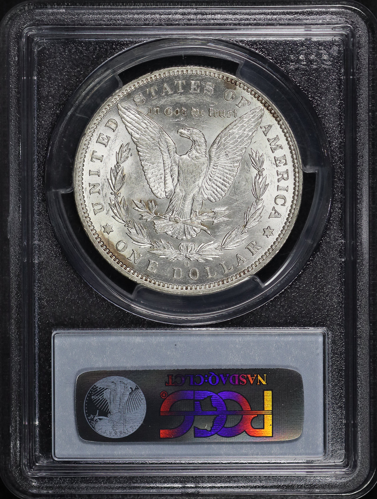 Reverse of this 1896-O Morgan Dollar PCGS AU-55