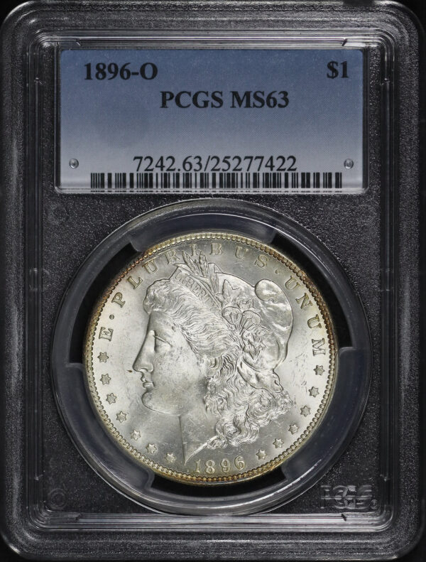 Obverse of this 1896-O Morgan Dollar PCGS MS-63