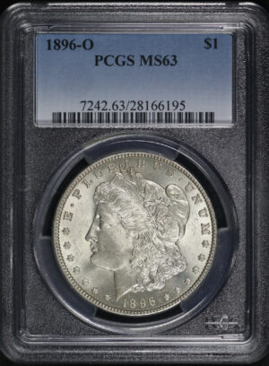 Obverse of this 1896-O Morgan Dollar PCGS MS-63
