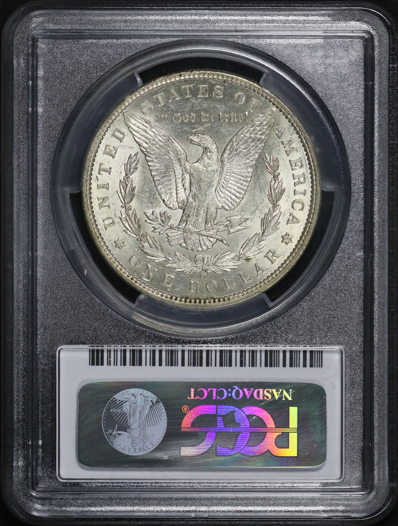 Reverse of this 1896-O Morgan Dollar PCGS AU-58