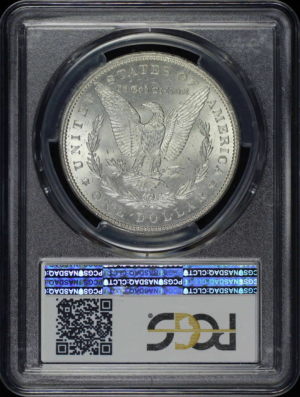Reverse of this 1899 Morgan Dollar PCGS MS-61
