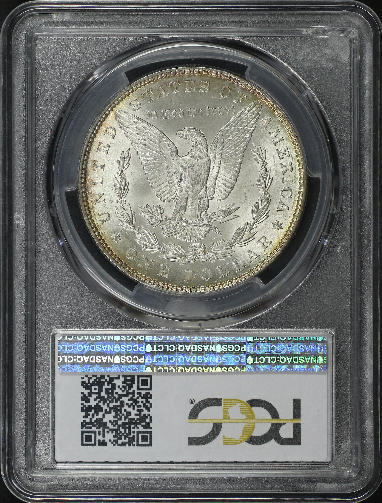 Reverse of this 1899 Morgan Dollar PCGS MS-64