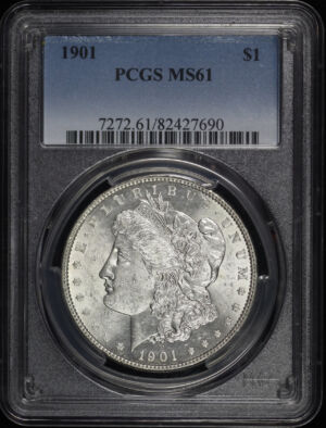 Obverse of this 1901 Morgan Dollar PCGS MS-61