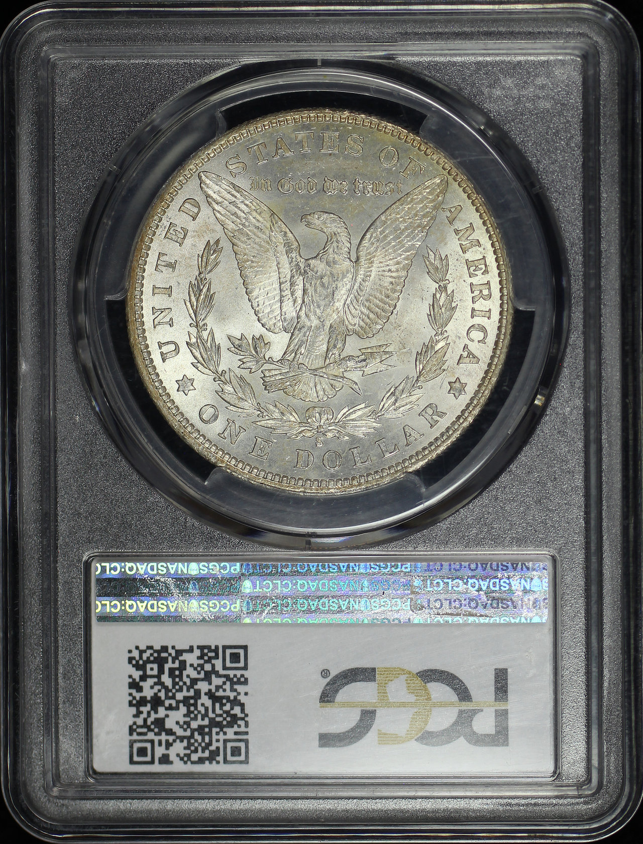 Reverse of this 1901-S Morgan Dollar PCGS MS-62