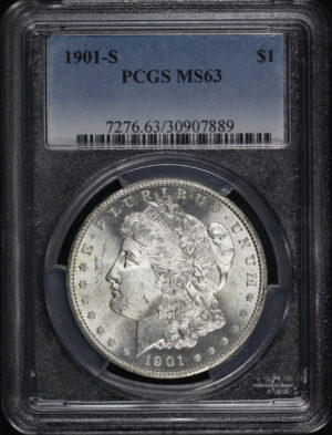 Obverse of this 1901-S Morgan Dollar PCGS MS-63