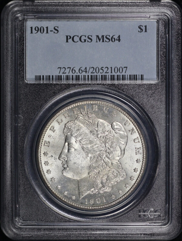 Obverse of this 1901-S Morgan Dollar PCGS MS-64