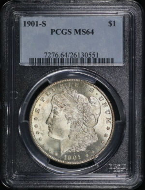 Obverse of this 1901-S Morgan Dollar PCGS MS-64