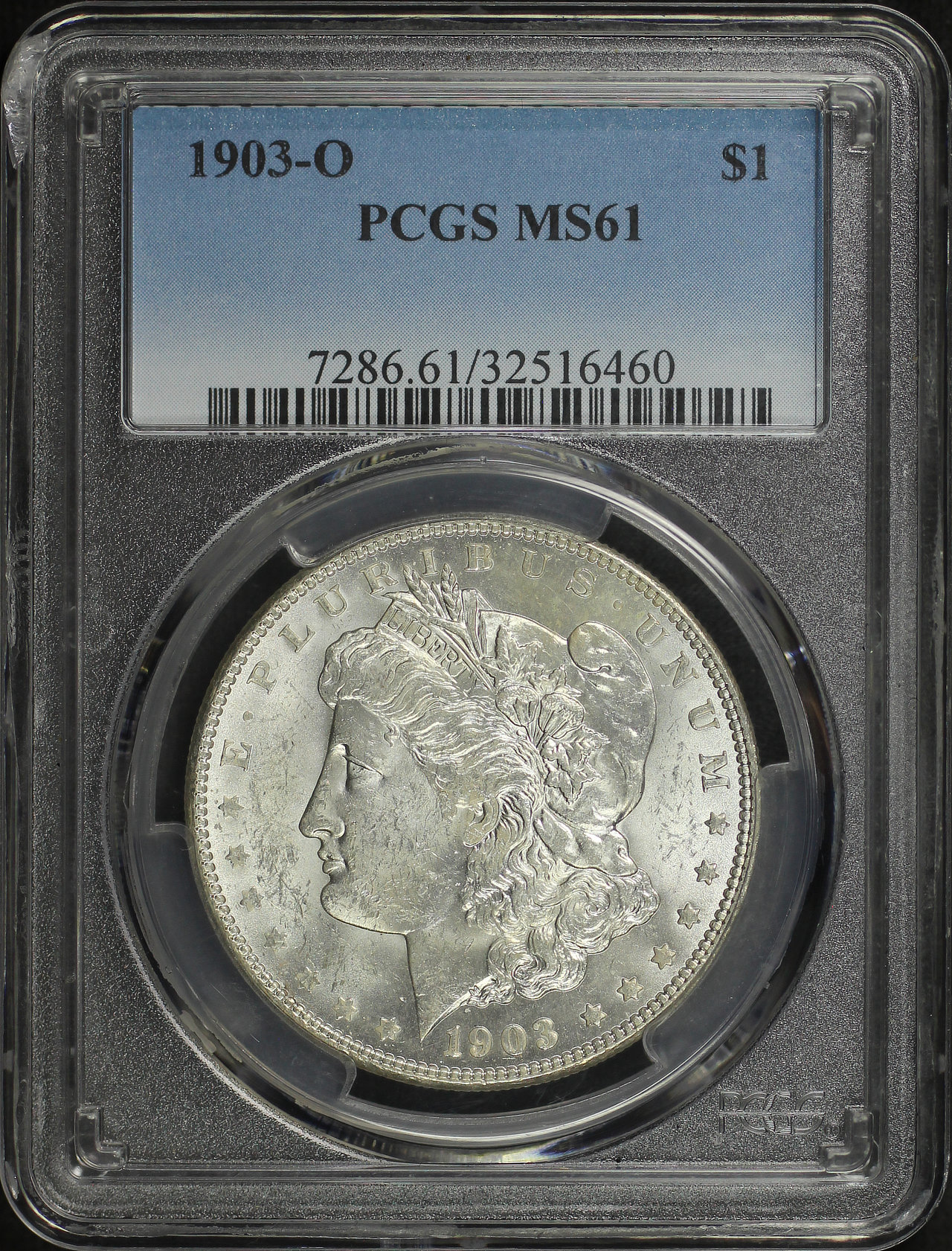 Obverse of this 1903-O Morgan Dollar PCGS MS-61