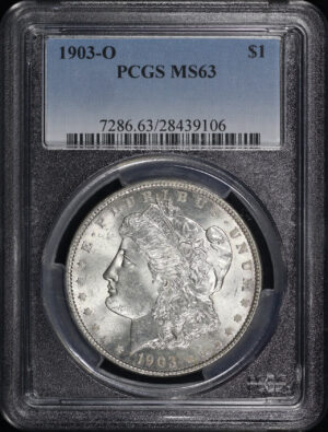 Obverse of this 1903-O Morgan Dollar PCGS MS-63