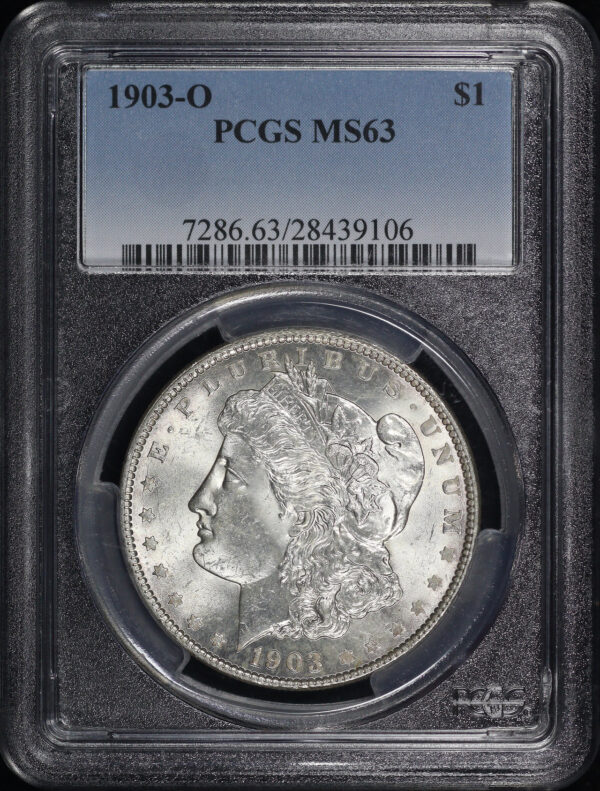 Obverse of this 1903-O Morgan Dollar PCGS MS-63