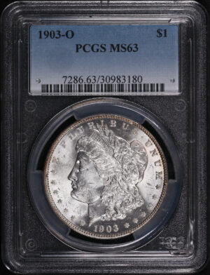 Obverse of this 1903-O Morgan Dollar PCGS MS-63