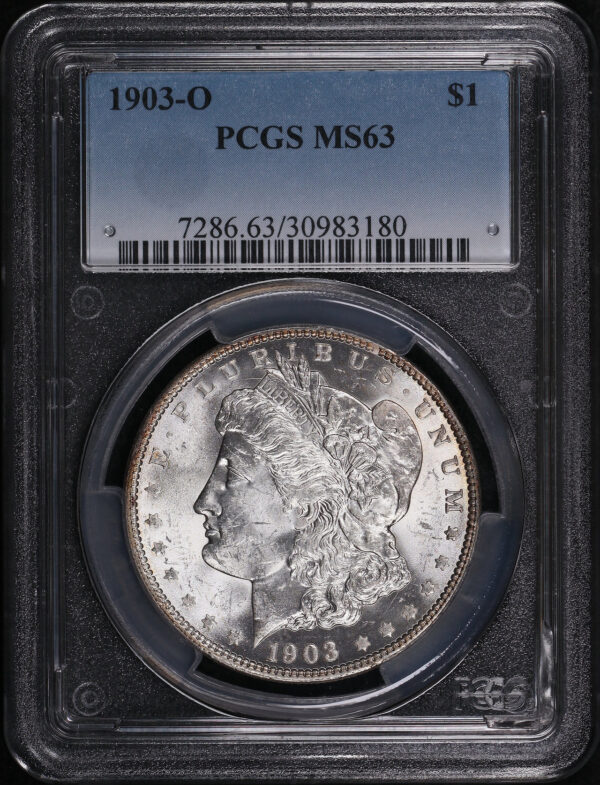 Obverse of this 1903-O Morgan Dollar PCGS MS-63