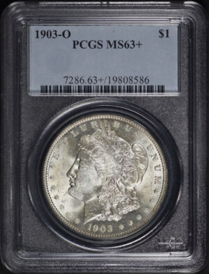 Obverse of this 1903-O Morgan Dollar PCGS MS-63+