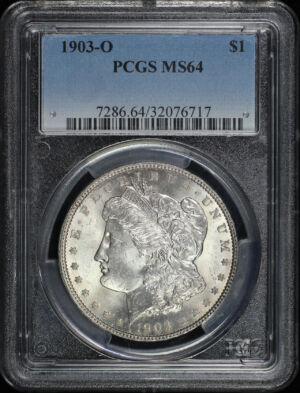 Obverse of this 1903-O Morgan Dollar PCGS MS-64