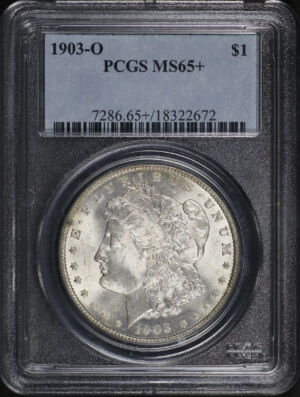 Obverse of this 1903-O Morgan Dollar PCGS MS-65+