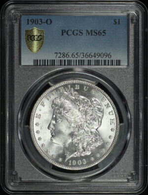Obverse of this 1903-O Morgan Dollar PCGS MS-65