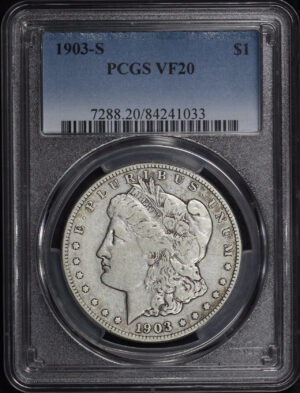 Obverse of this 1903-S Morgan Dollar PCGS VF-20