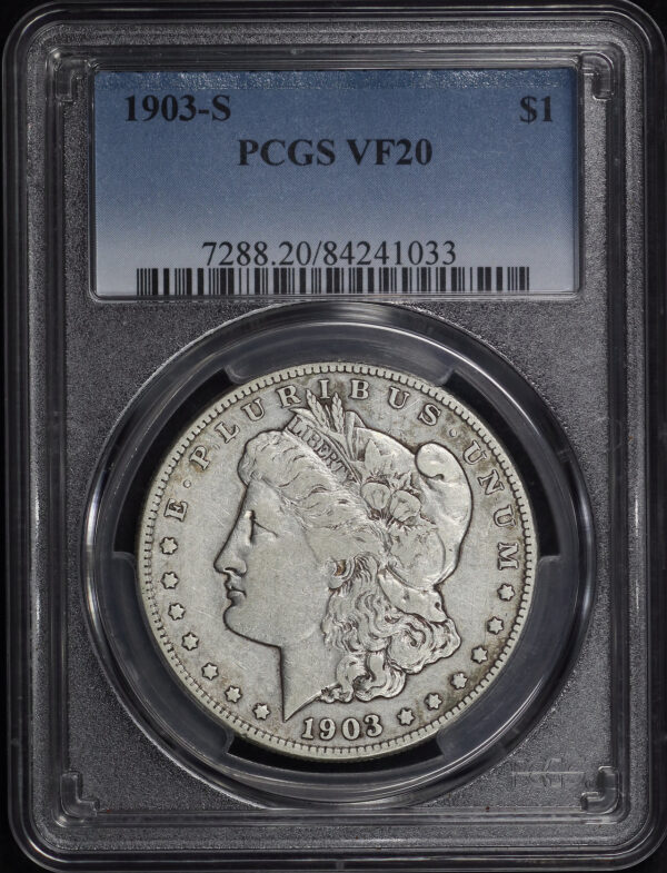 Obverse of this 1903-S Morgan Dollar PCGS VF-20