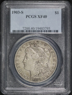 Obverse of this 1903-S Morgan Dollar PCGS XF-40