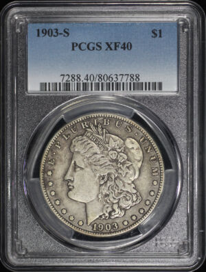 Obverse of this 1903-S Morgan Dollar PCGS XF-40
