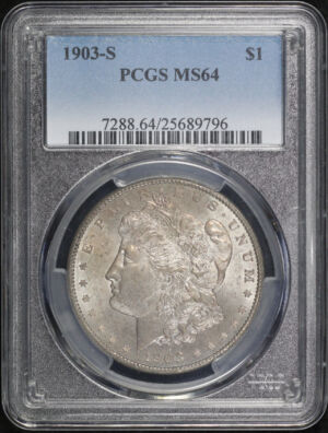Obverse of this 1903-S Morgan Dollar PCGS MS-64