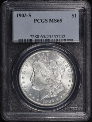 Obverse of this 1903-S Morgan Dollar PCGS MS-65