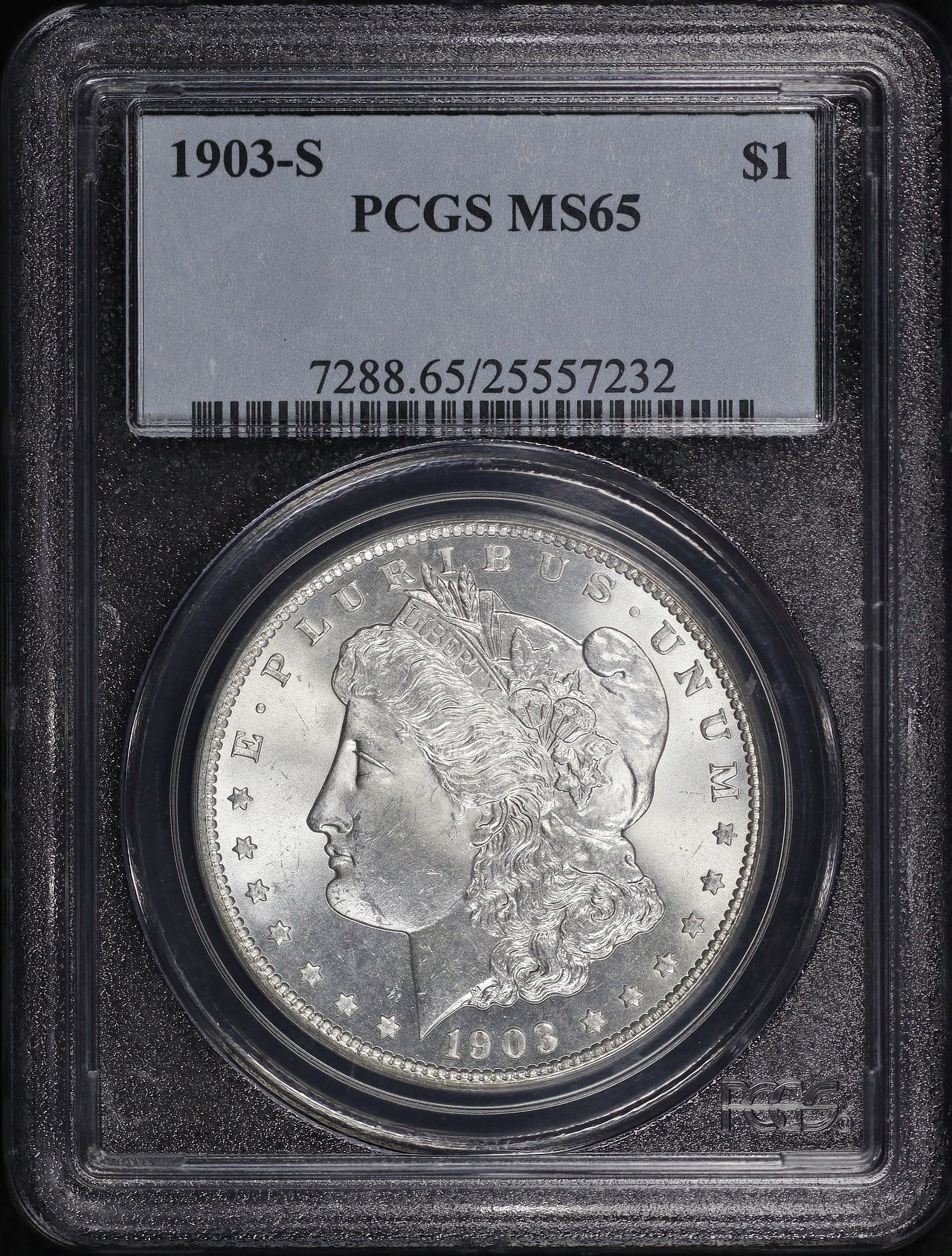 Obverse of this 1903-S Morgan Dollar PCGS MS-65