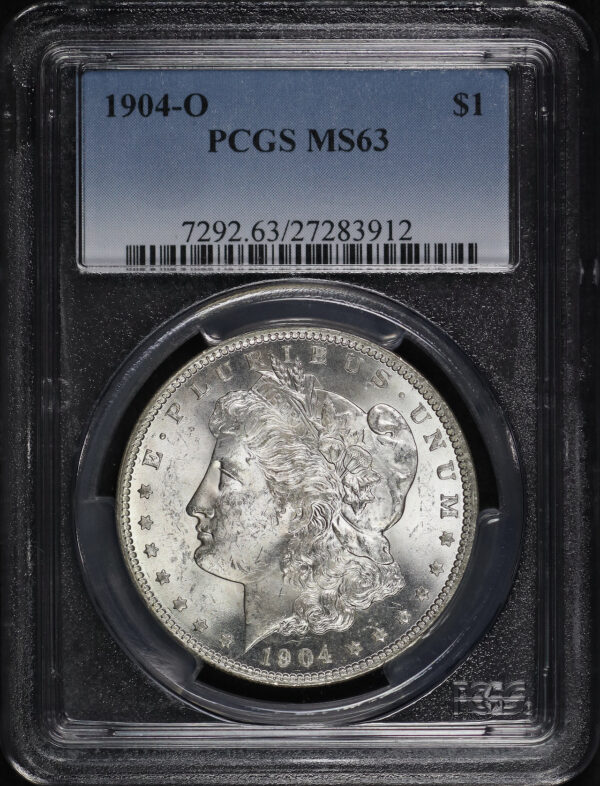 Obverse of this 1904-O Morgan Dollar PCGS MS-63