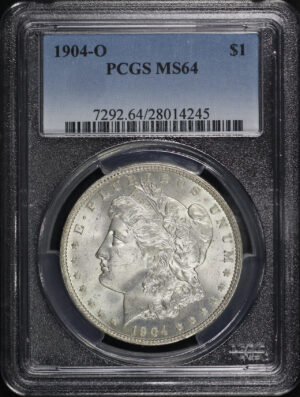 Obverse of this 1904-O Morgan Dollar PCGS MS-64