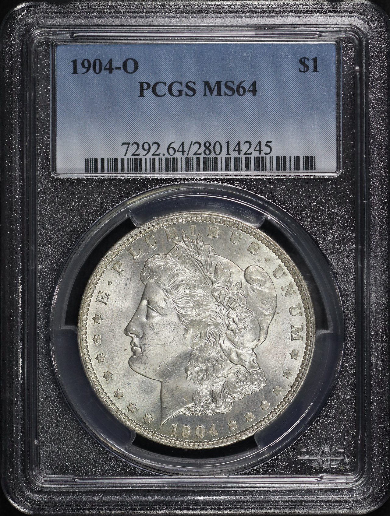 Obverse of this 1904-O Morgan Dollar PCGS MS-64