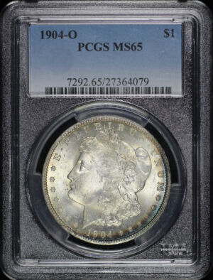 Obverse of this 1904-O Morgan Dollar PCGS MS-65