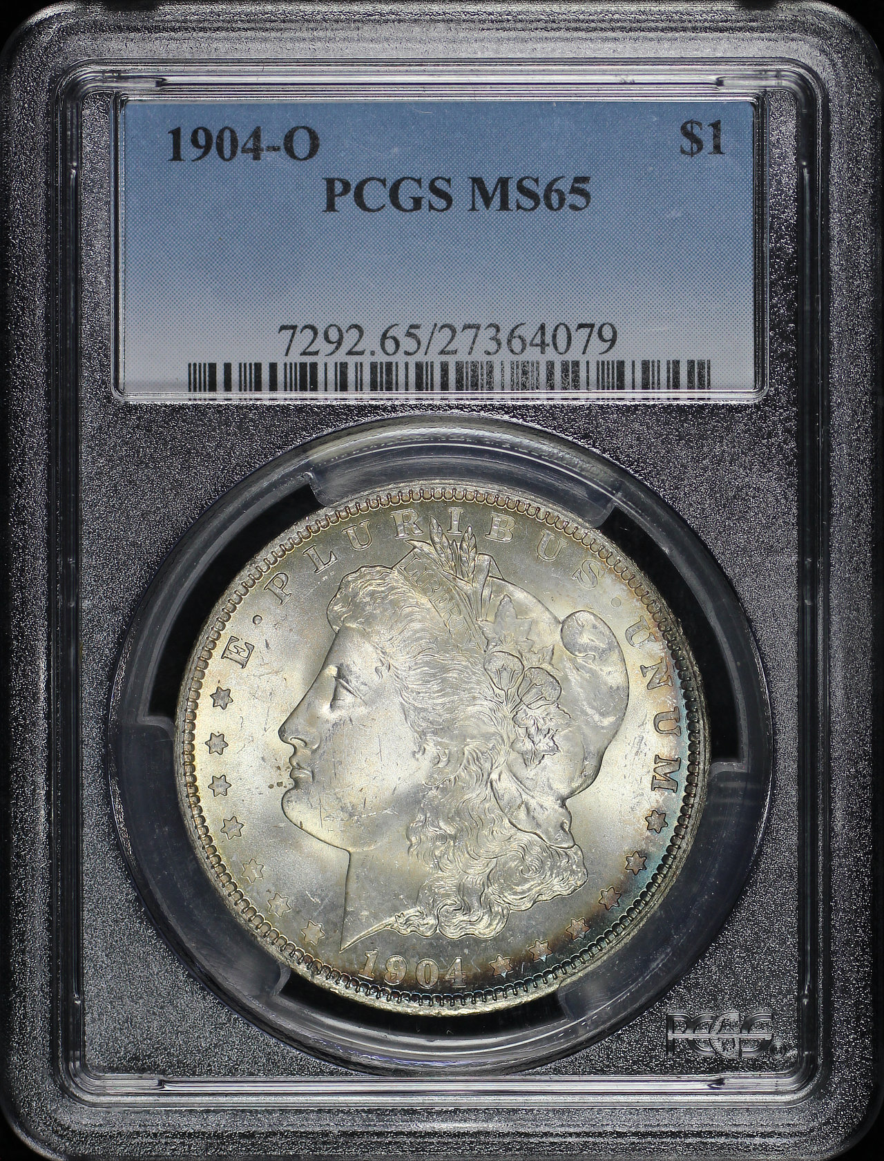 Obverse of this 1904-O Morgan Dollar PCGS MS-65