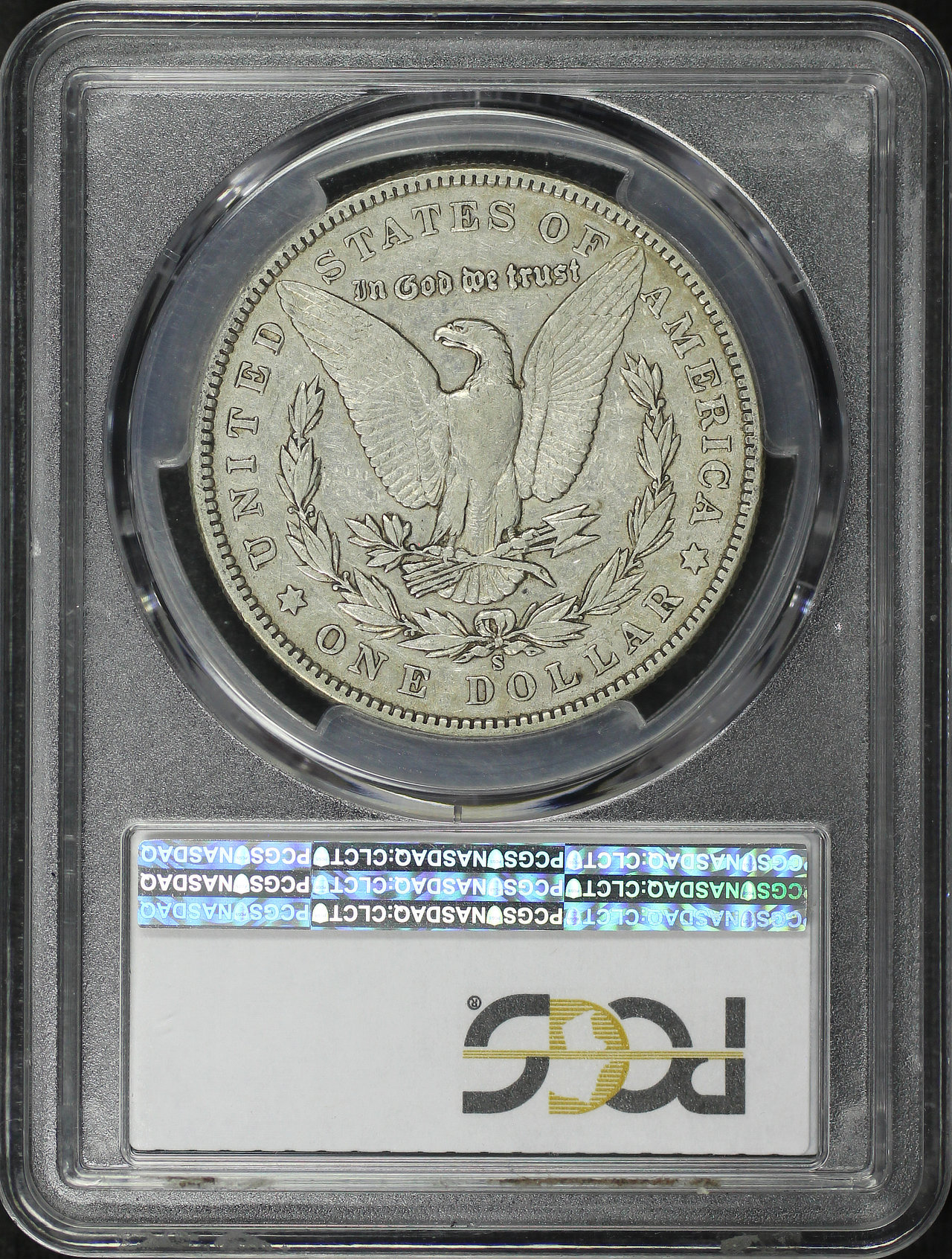 Reverse of this 1904-S Morgan Dollar PCGS XF-40