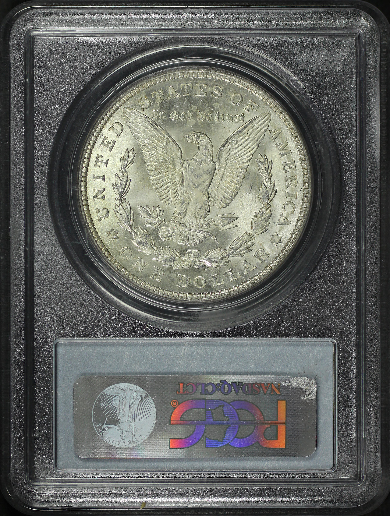 Reverse of this 1921 Morgan Dollar PCGS MS-63