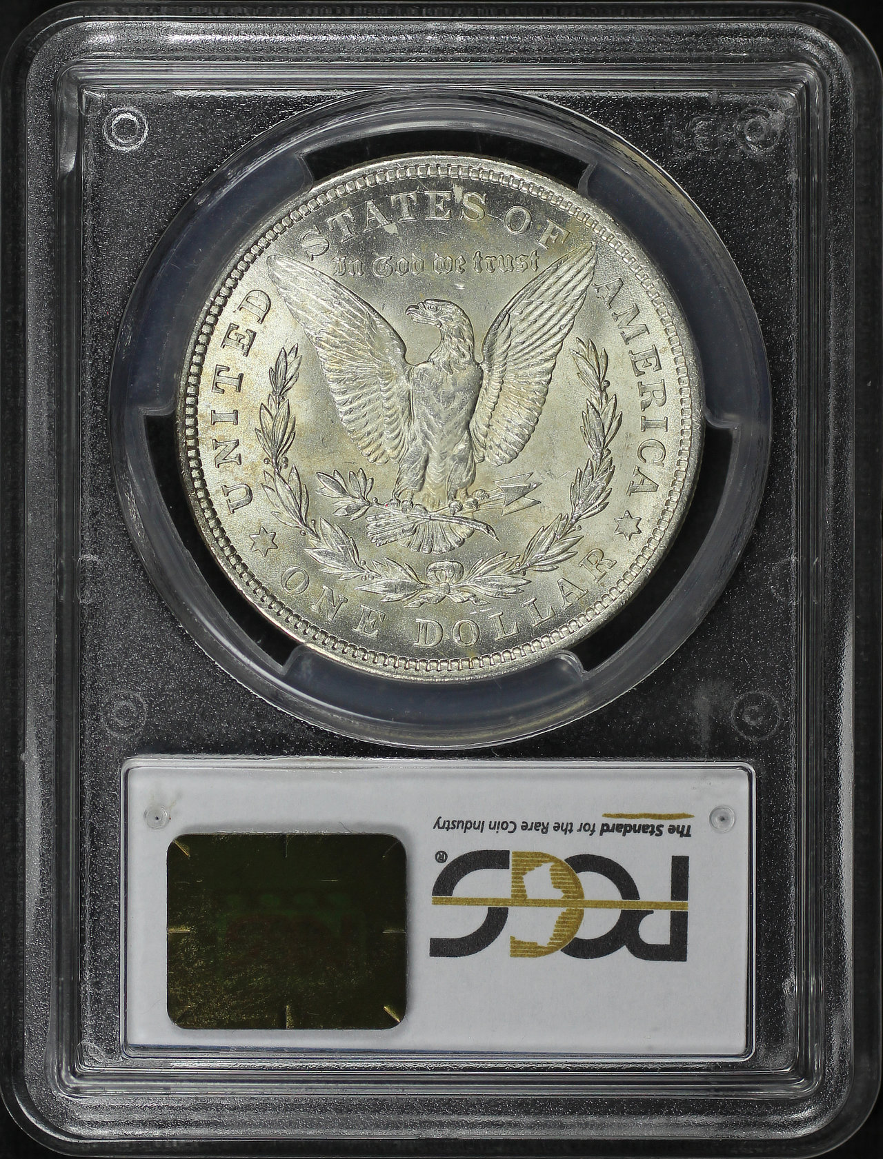 Reverse of this 1921 Morgan Dollar PCGS MS-65