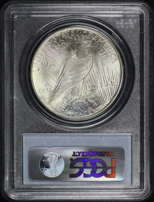 Reverse of this 1922 Peace Dollar PCGS MS-64