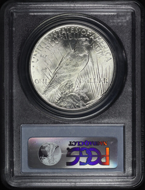 Reverse of this 1922 Peace Dollar PCGS MS-64