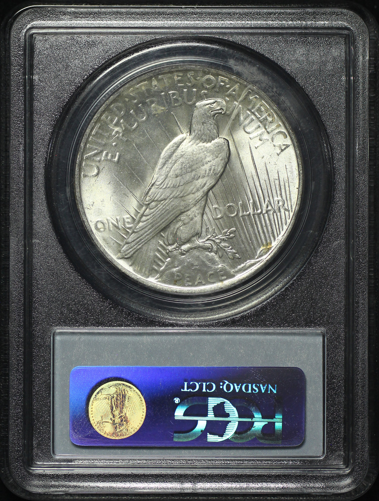 Reverse of this 1923 Peace Dollar PCGS MS-63