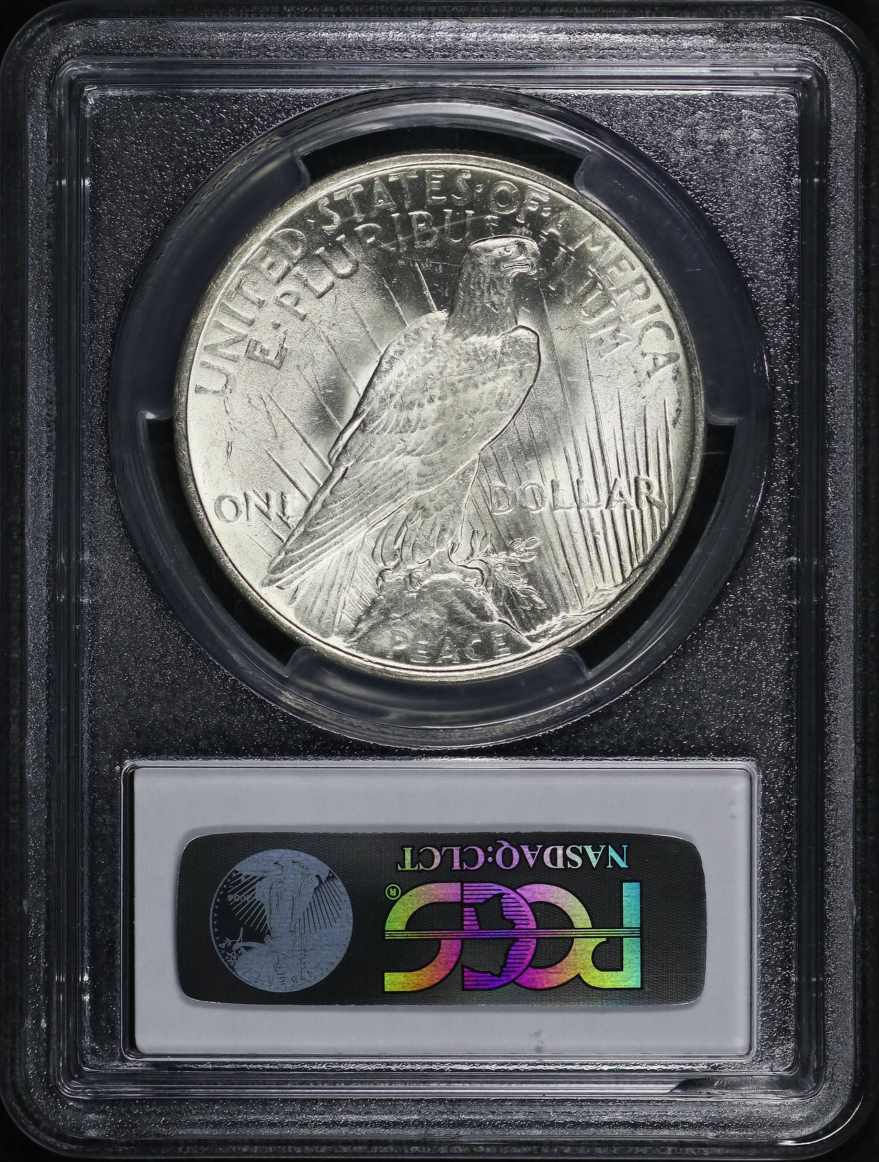 Reverse of this 1923 Peace Dollar PCGS MS-63