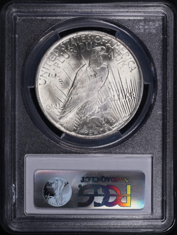 Reverse of this 1923 Peace Dollar PCGS MS-63