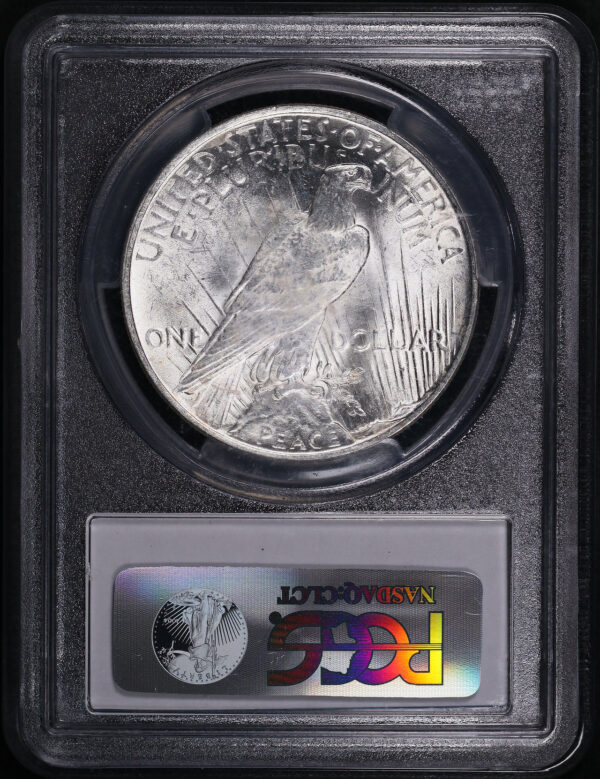 Reverse of this 1923 Peace Dollar PCGS MS-63