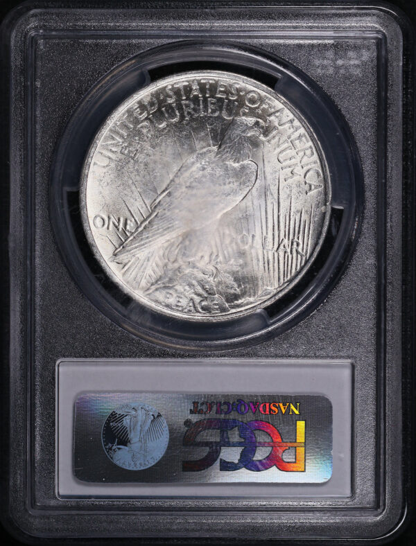 Reverse of this 1923 Peace Dollar PCGS MS-63