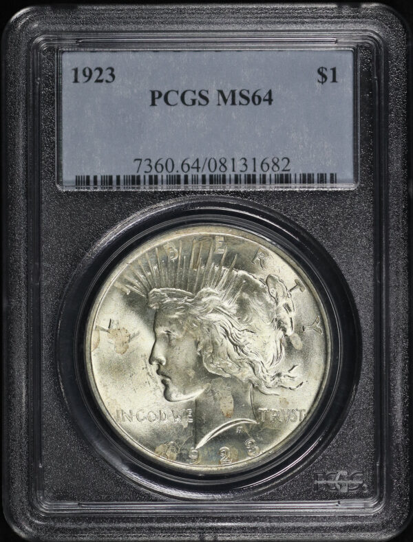 Obverse of this 1923 Peace Dollar PCGS MS-64