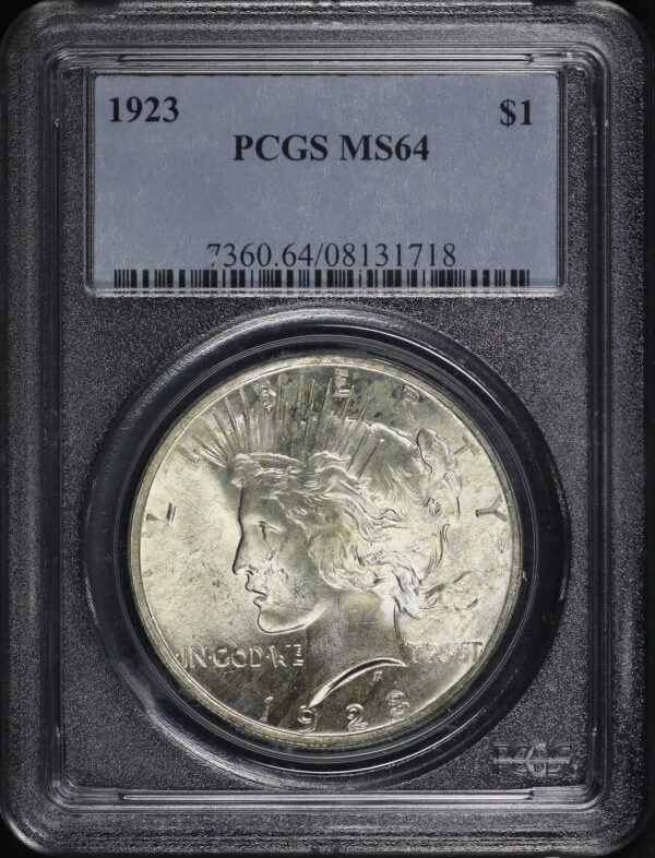Obverse of this 1923 Peace Dollar PCGS MS-64