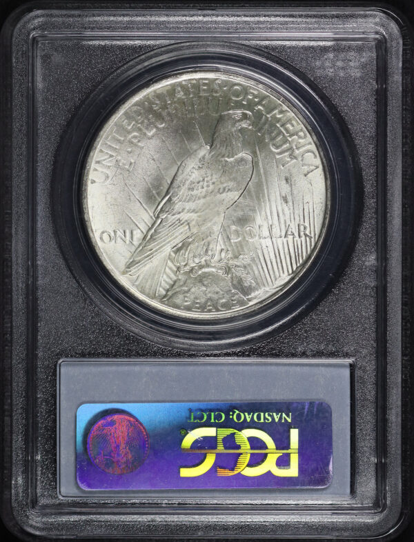 Reverse of this 1923 Peace Dollar PCGS MS-64